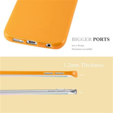 Samsung Galaxy S6 EDGE Deksel Case Cover (gul)