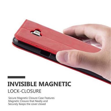Samsung Galaxy A7 2016 lommebokdeksel case (rød)
