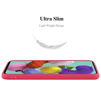 Deksel Samsung Galaxy A51 5G Silikon cover (rød)