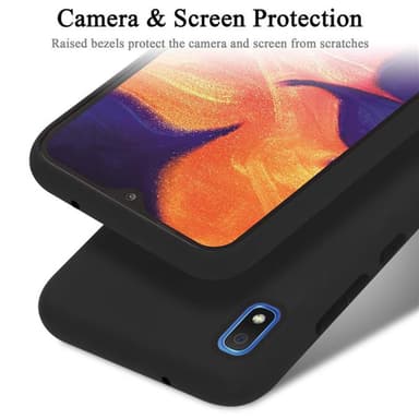 Samsung Galaxy A10 / M10 silikondeksel case (svart)