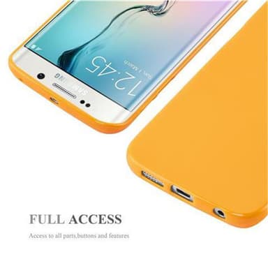 Samsung Galaxy S6 EDGE Deksel Case Cover (gul)