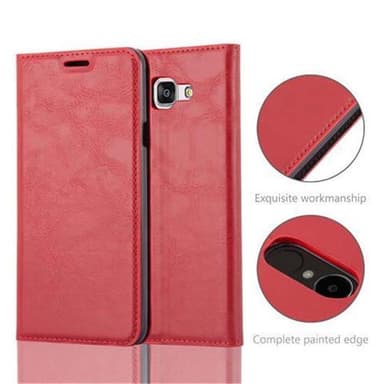 Samsung Galaxy A7 2016 lommebokdeksel case (rød)