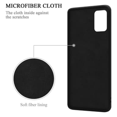 Deksel Samsung Galaxy A71 4G Ring Case (svart)
