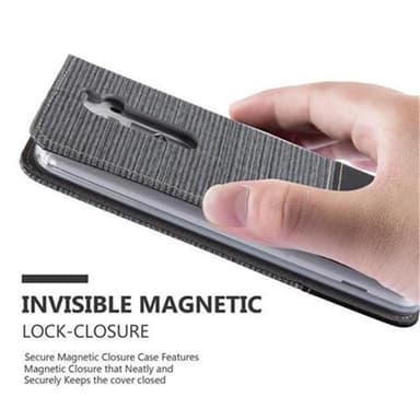 LG G2 lommebokdeksel etui (grå)