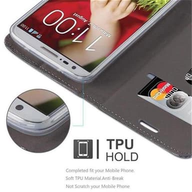 LG G2 lommebokdeksel etui (grå)