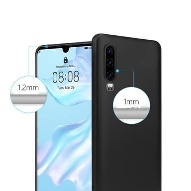 Deksel Huawei P30 Case Cover (svart)