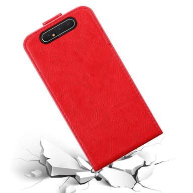 Samsung Galaxy A80 / A90 4G deksel flip cover (rød)