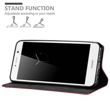 Huawei Enjoy 7 PLUS lommebokdeksel case (rød)