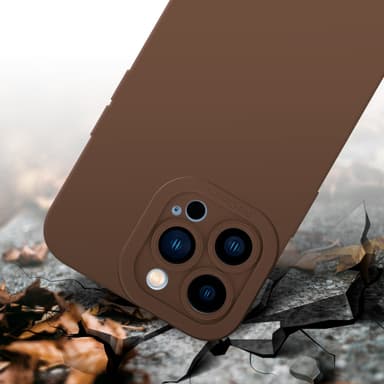 iPhone 12 PRO Deksel case (brun)