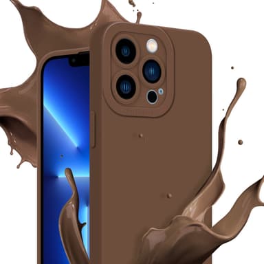 iPhone 12 PRO Deksel case (brun)