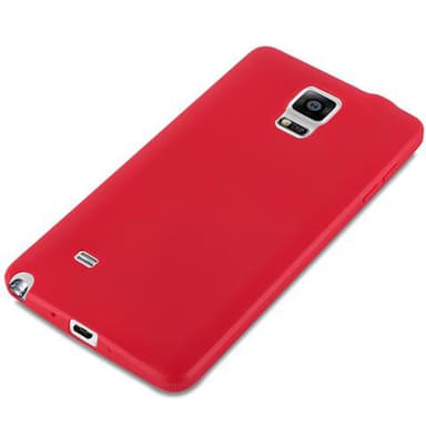 Deksel Samsung Galaxy NOTE 4 Silikon cover (rød)