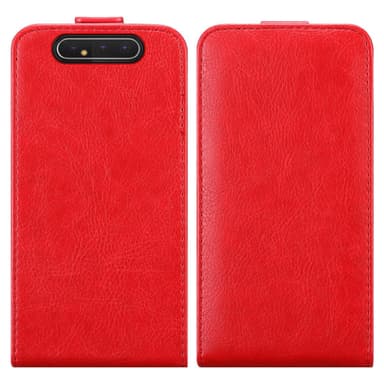 Samsung Galaxy A80 / A90 4G deksel flip cover (rød)