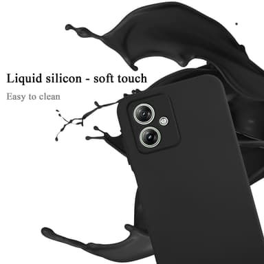 Motorola Moto G54 silikondeksel case (Svart)