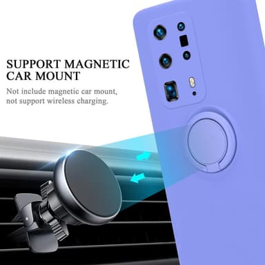 Deksel Huawei P40 PRO / P40 PRO+ Ring Case (lilla)