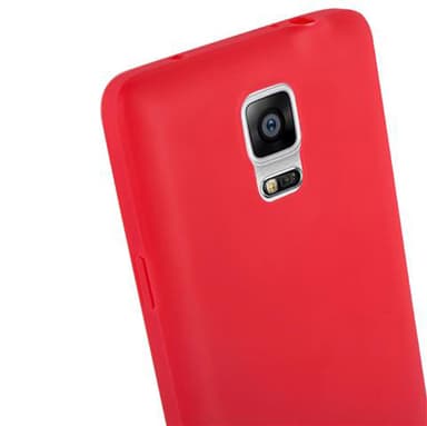 Deksel Samsung Galaxy NOTE 4 Silikon cover (rød)