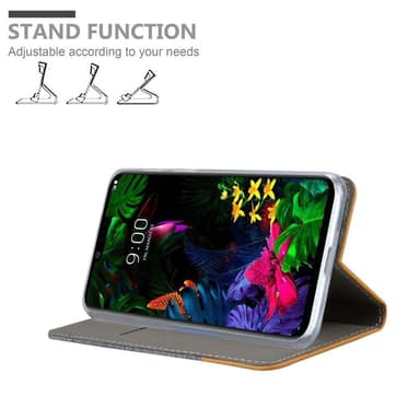 LG G8 lommebokdeksel etui (grå)