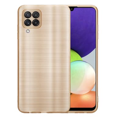 Samsung Galaxy A22 4G Silikondeksel Beskyttelse (gold)