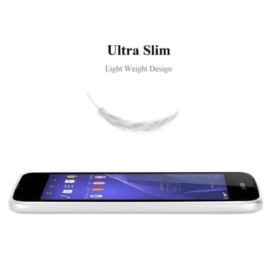 Deksel Sony Xperia E3 Case Cover (sølv)