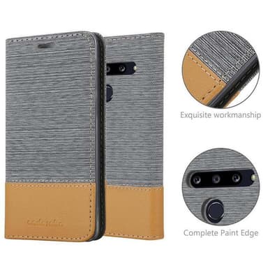 LG G8 lommebokdeksel etui (grå)