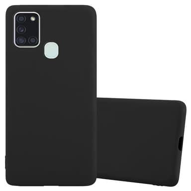 Deksel Samsung Galaxy A21s Silikon cover (svart)