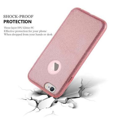 iPhone 6 / 6S Deksel Glitter (rosa)