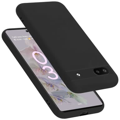Google PIXEL 6A silikondeksel case (Svart)