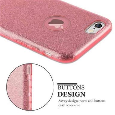 iPhone 6 / 6S Deksel Glitter (rosa)