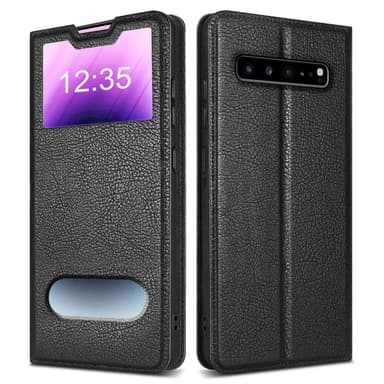 Samsung Galaxy S10 5G lommebokdeksel cover (svart)
