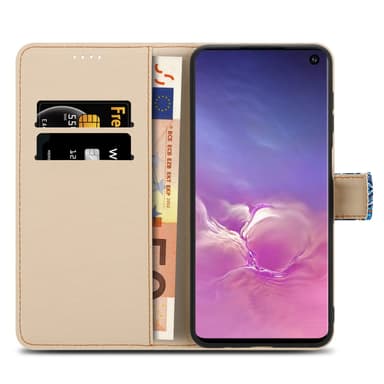 Samsung Galaxy S10 4G lommebokdeksel etui (blå)