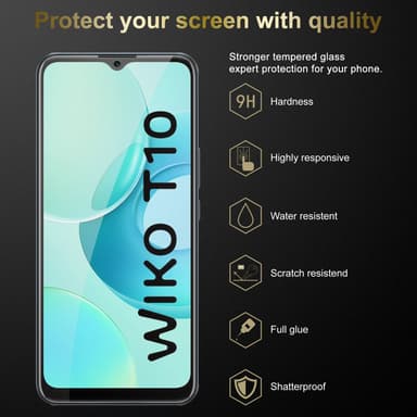 WIKO T10 3x Skjermbeskytter Skärmskydd