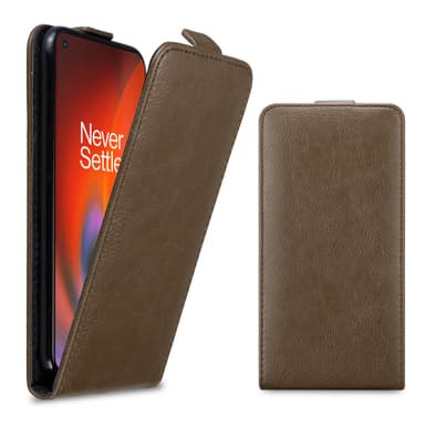 OnePlus Nord 2 5G deksel flip cover (brun)