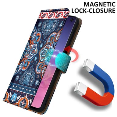 Samsung Galaxy S10 4G lommebokdeksel etui (blå)