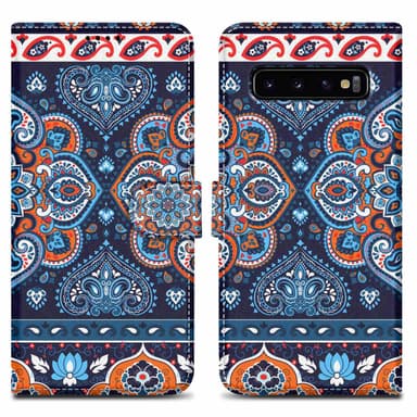 Samsung Galaxy S10 4G lommebokdeksel etui (blå)