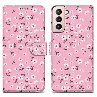 Samsung Galaxy S21 FE lommebokdeksel etui (rosa)
