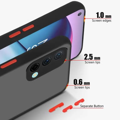 OnePlus Nord CE 5G Deksel Case Cover (Svart)