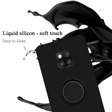 Deksel Huawei MATE 20 PRO Ring Case (svart)