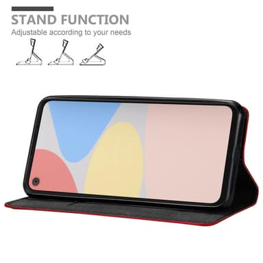 Google PIXEL 4A lommebokdeksel case (rød)