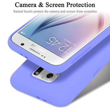 Samsung Galaxy S6 silikondeksel case (lilla)
