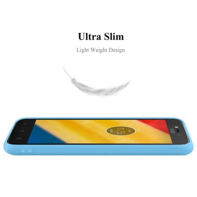 Deksel Motorola MOTO C PLUS Silikon cover (blå)