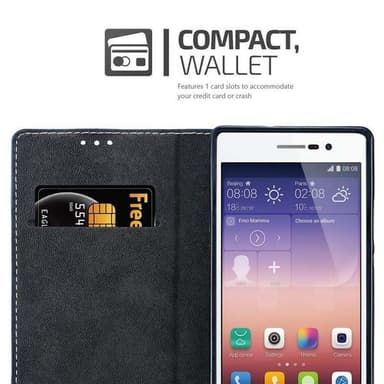 Huawei ASCEND P7 Deksel Case Cover (blå)