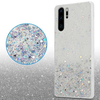 Huawei P30 PRO Silikondeksel Glitter (gjennomsiktig)