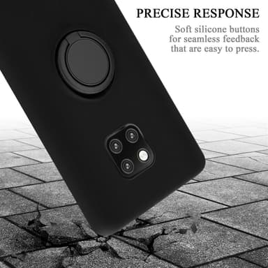 Deksel Huawei MATE 20 PRO Ring Case (svart)