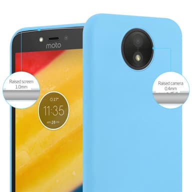 Deksel Motorola MOTO C PLUS Silikon cover (blå)