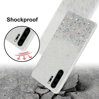 Huawei P30 PRO Silikondeksel Glitter (gjennomsiktig)