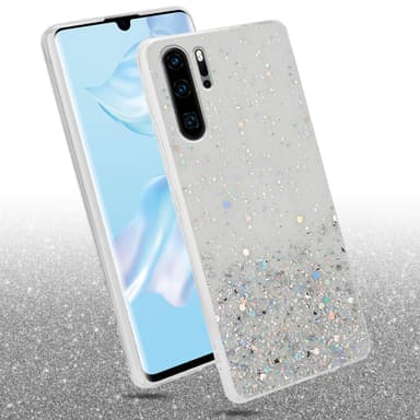 Huawei P30 PRO Silikondeksel Glitter (gjennomsiktig)