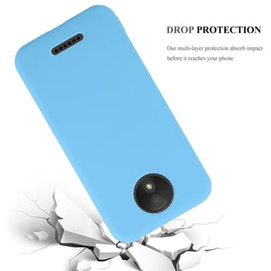 Deksel Motorola MOTO C PLUS Silikon cover (blå)