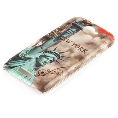 HTC ONE S Hardt Deksel Case (brun)