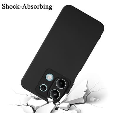 Redmi Note 13 5G Global silikondeksel case (Svart)