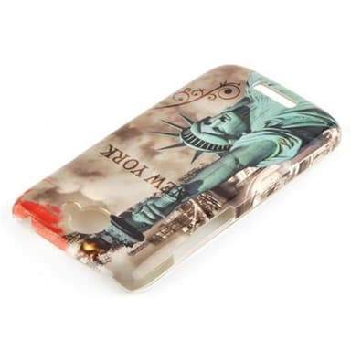 HTC ONE S Hardt Deksel Case (brun)