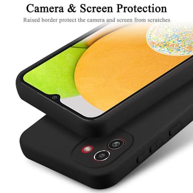 Samsung Galaxy A03 silikondeksel case (svart)
